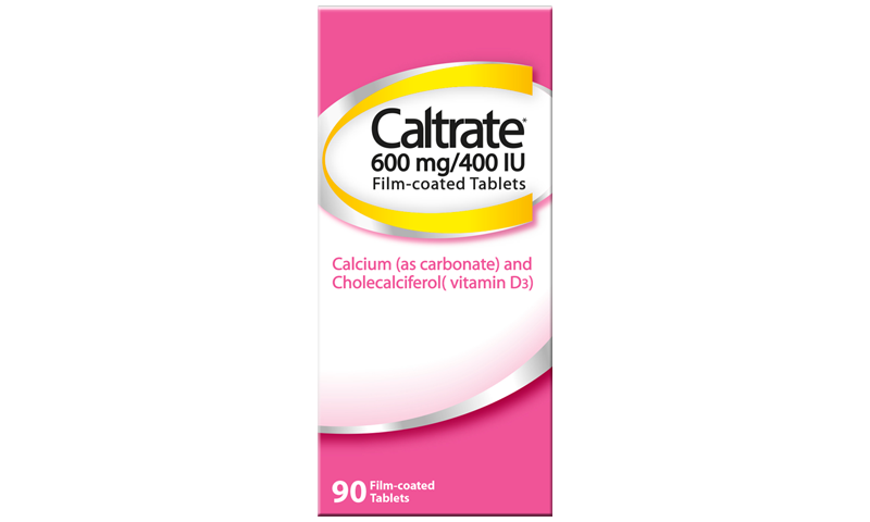 CALTRATE FC TABLETS 600/400 IU 90S