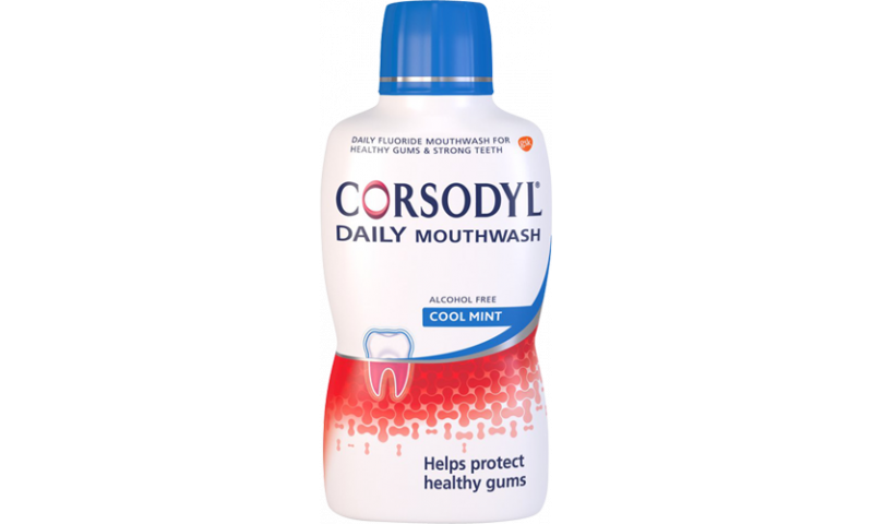 CORSODYL M/WASH COOLMINT 500ML