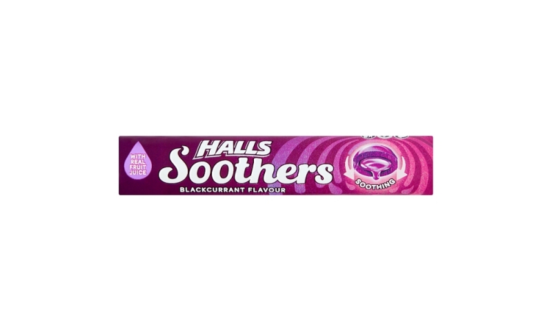 HALLS SOOTHERS BLACKCURRANT 45G 20