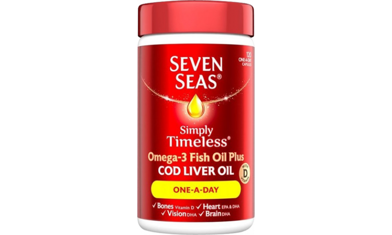 SEVEN SEAS COD LIVER OIL CAPS OAD 120S