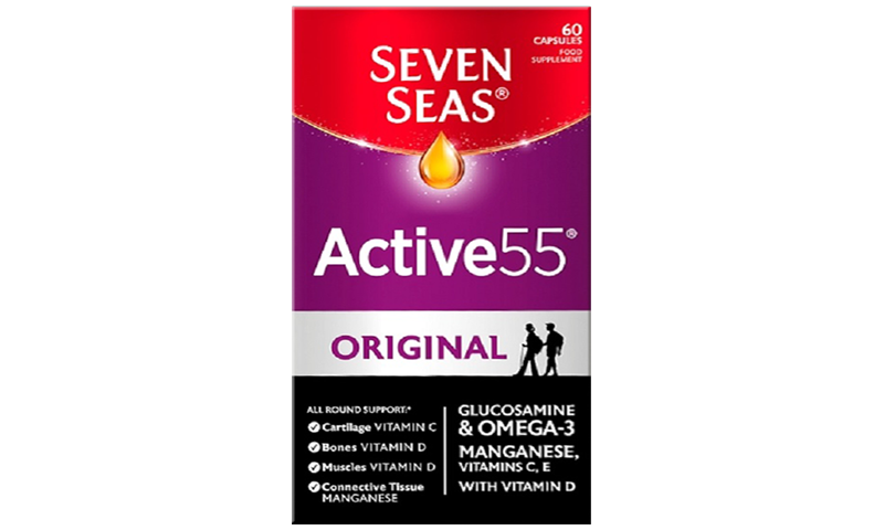 SEVEN SEAS ACTIVE 55 + GLUCOSA CAPS 60S