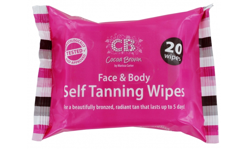 COCOA BROWN TANNING WIPES